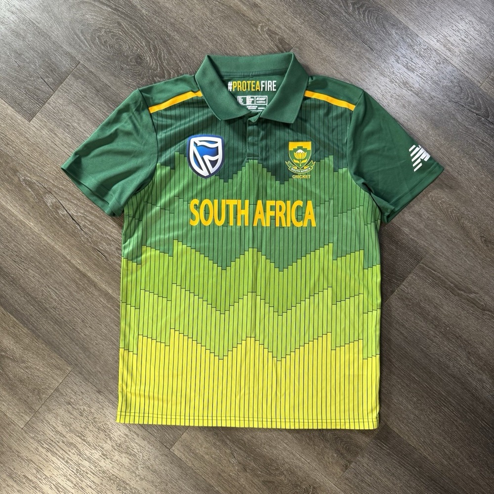 South Africa Castle Lager Mens Small S Cricket Adidas 2018/2019 Jersey Shirt